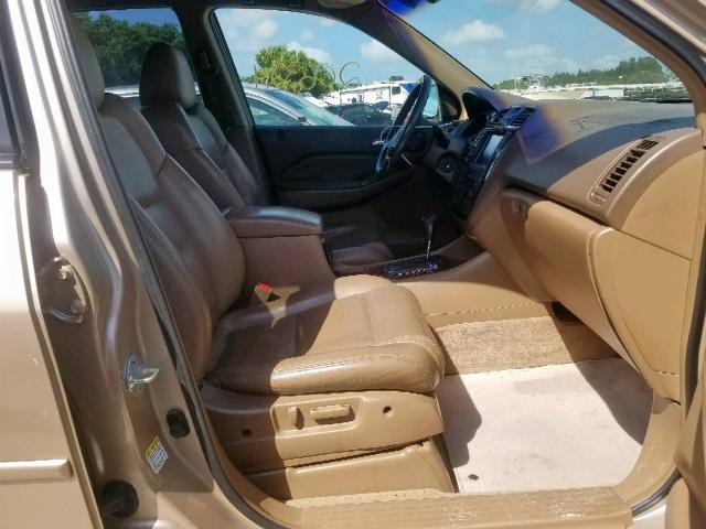 2HNYD18831H533104 - 2001 ACURA MDX TOURIN TAN photo 5