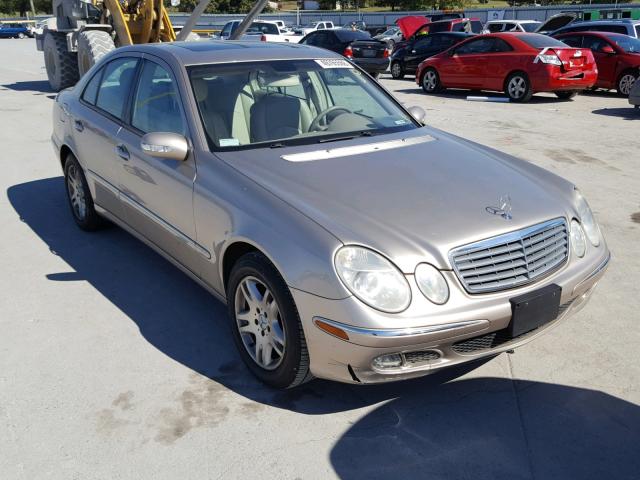 WDBUF65J03A202628 - 2003 MERCEDES-BENZ E 320 TAN photo 1