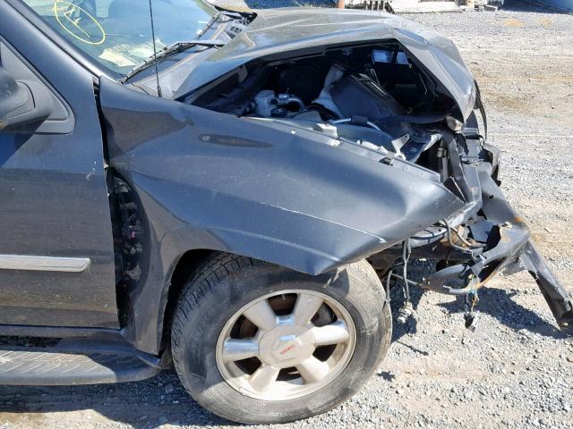 1GKDT13S672264578 - 2007 GMC ENVOY GRAY photo 9