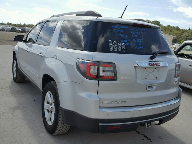 1GKKRPKD9FJ297753 - 2015 GMC ACADIA SLE SILVER photo 3