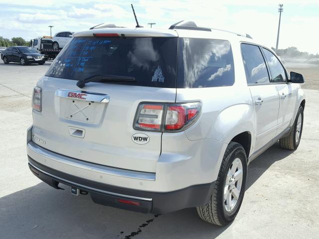 1GKKRPKD9FJ297753 - 2015 GMC ACADIA SLE SILVER photo 4