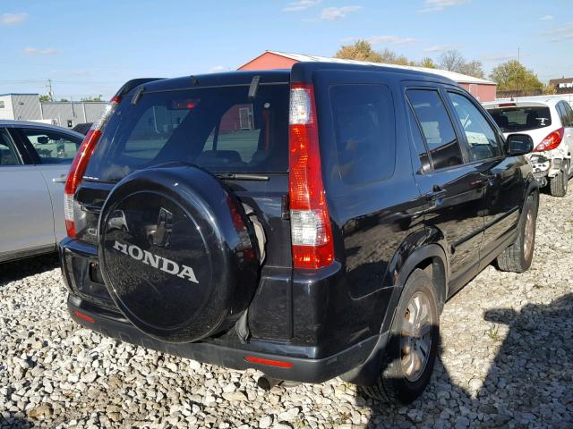 JHLRD78985C803364 - 2005 HONDA CR-V SE BLACK photo 4