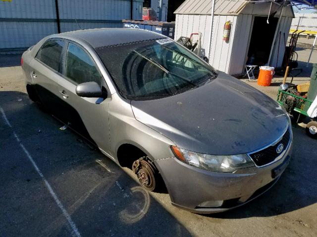 KNAFW4A35B5387561 - 2011 KIA FORTE SX GRAY photo 1