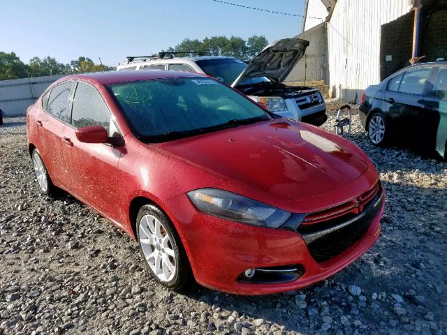 1C3CDFBH2DD699755 - 2013 DODGE DART SXT RED photo 1