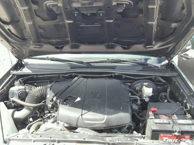 5TFJU4GN5FX089517 - 2015 TOYOTA TACOMA DOU GRAY photo 7
