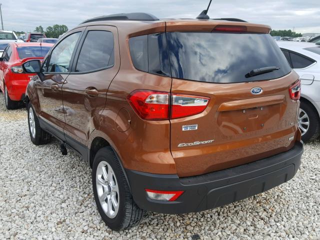 MAJ3P1TE5JC193645 - 2018 FORD ECOSPORT S BROWN photo 3