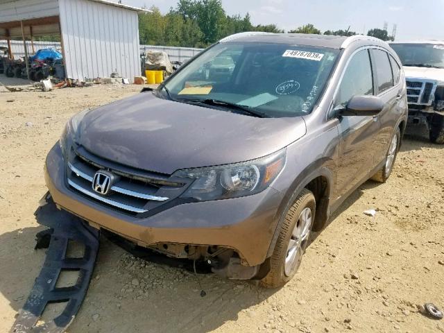 5J6RM3H70DL027213 - 2013 HONDA CR-V EXL CHARCOAL photo 2