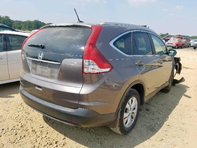 5J6RM3H70DL027213 - 2013 HONDA CR-V EXL CHARCOAL photo 4