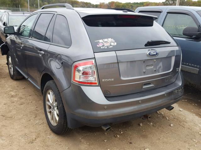 2FMDK4JC0ABA95425 - 2010 FORD EDGE SEL CHARCOAL photo 3