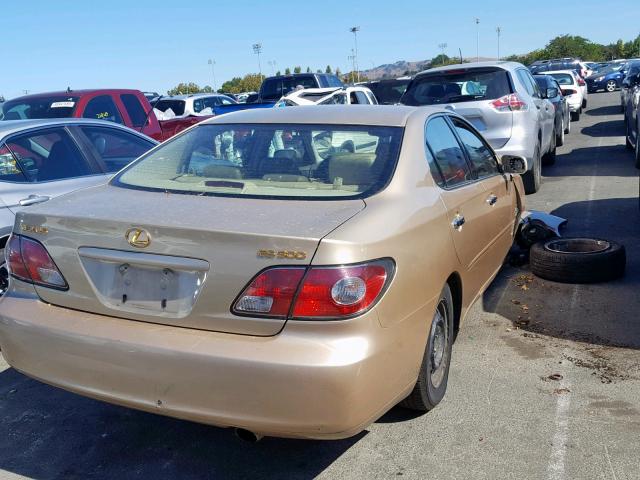 JTHBF30G020067351 - 2002 LEXUS ES 300 GOLD photo 4