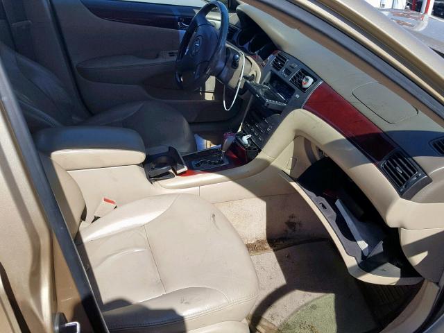 JTHBF30G020067351 - 2002 LEXUS ES 300 GOLD photo 5