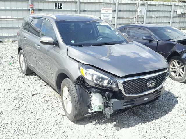 5XYPG4A30GG034969 - 2016 KIA SORENTO LX GRAY photo 1