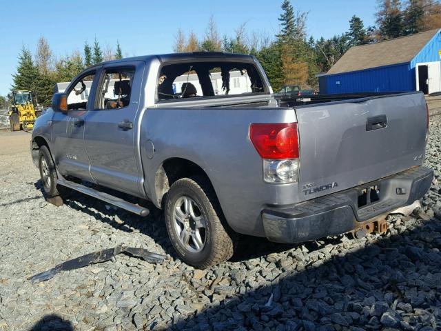 5TFDV54168X048785 - 2008 TOYOTA TUNDRA CRE SILVER photo 3