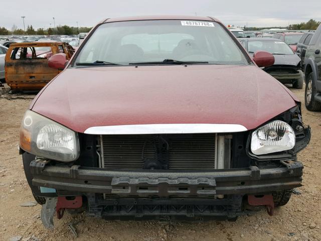 KNAFE222095653821 - 2009 KIA SPECTRA EX RED photo 9