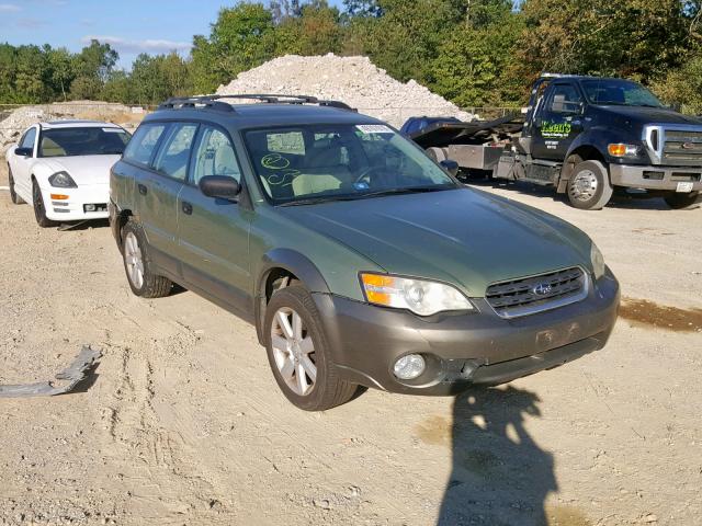 4S4BP61C867319223 - 2006 SUBARU LEGACY OUT GREEN photo 1