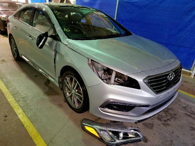 5NPE34AB1FH128523 - 2015 HYUNDAI SONATA SPO SILVER photo 1