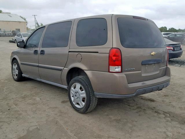 1GBDV13LX6D195836 - 2006 CHEVROLET UPLANDER I TAN photo 3