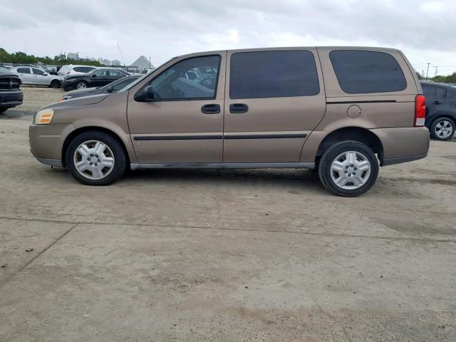 1GBDV13LX6D195836 - 2006 CHEVROLET UPLANDER I TAN photo 9