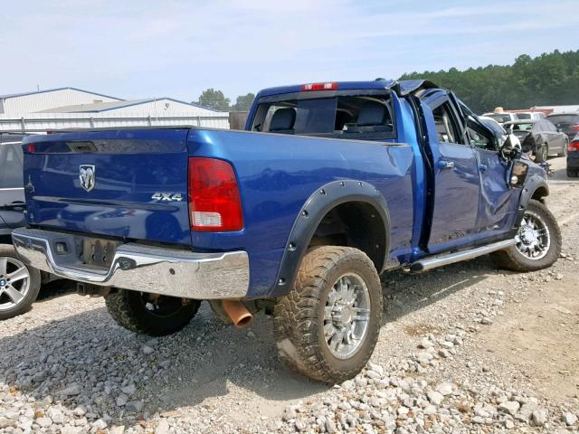 3D7UT2CL7BG518220 - 2011 DODGE RAM 2500 BLUE photo 4