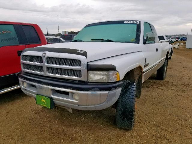 3B7KF23D4VG745676 - 1997 DODGE RAM 2500 WHITE photo 2