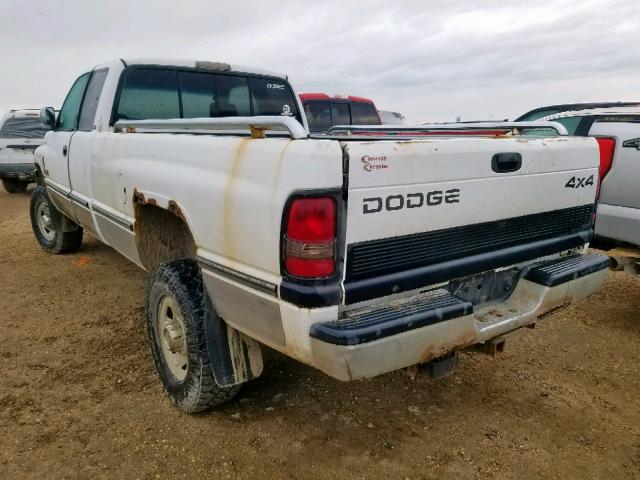 3B7KF23D4VG745676 - 1997 DODGE RAM 2500 WHITE photo 3