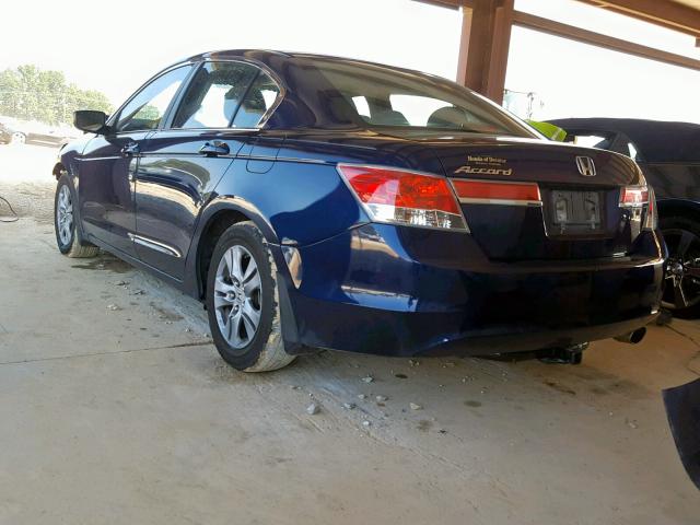 1HGCP2F40BA140739 - 2011 HONDA ACCORD LXP BLUE photo 3