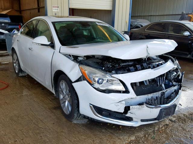 2G4GN5EXXE9288962 - 2014 BUICK REGAL PREM WHITE photo 1