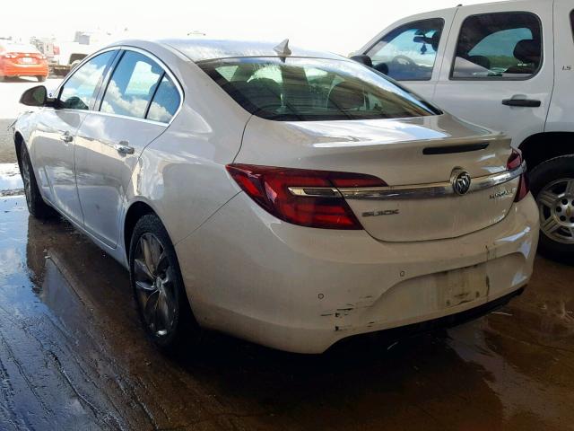 2G4GN5EXXE9288962 - 2014 BUICK REGAL PREM WHITE photo 3