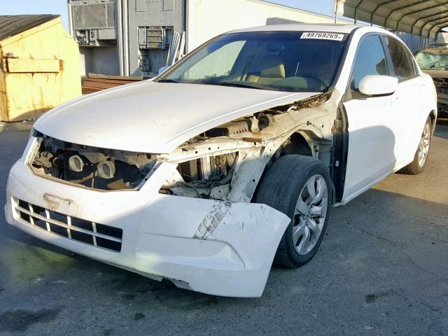 1HGCP26869A146168 - 2009 HONDA ACCORD EXL WHITE photo 2