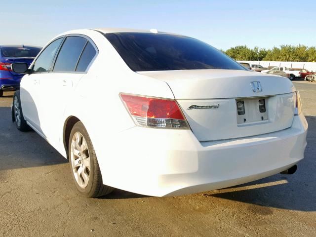 1HGCP26869A146168 - 2009 HONDA ACCORD EXL WHITE photo 3