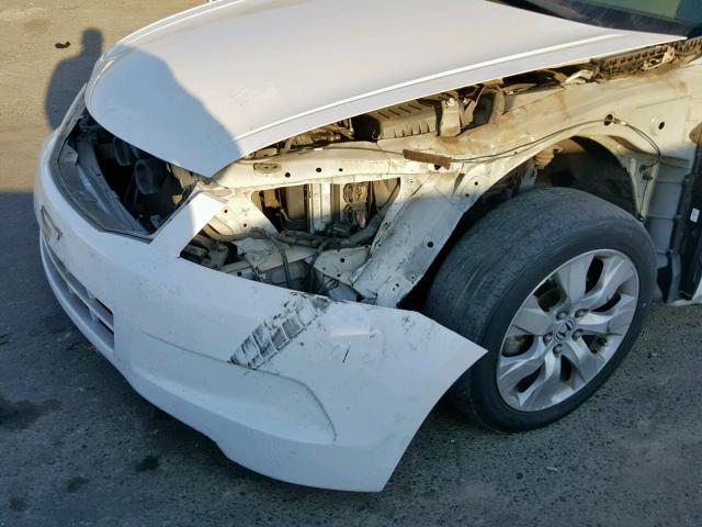 1HGCP26869A146168 - 2009 HONDA ACCORD EXL WHITE photo 9