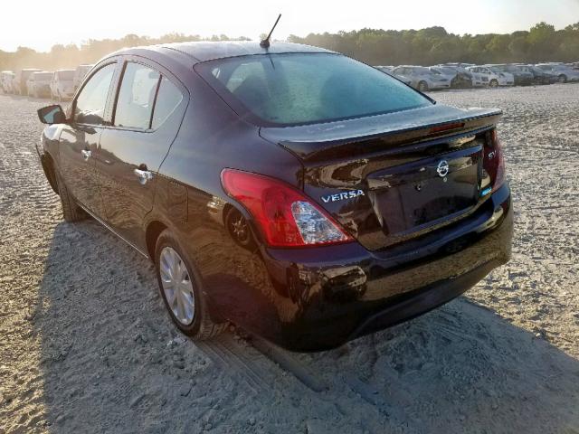 3N1CN7AP3FL944957 - 2015 NISSAN VERSA S BLACK photo 3