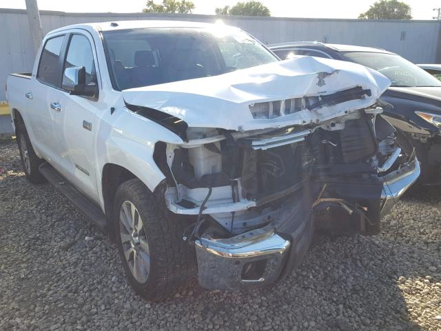 5TFHW5F19EX402743 - 2014 TOYOTA TUNDRA CRE WHITE photo 1