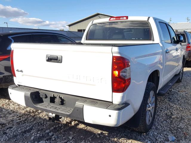 5TFHW5F19EX402743 - 2014 TOYOTA TUNDRA CRE WHITE photo 4