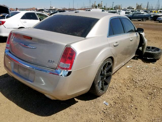 2C3CCAAGXCH274817 - 2012 CHRYSLER 300 BEIGE photo 4