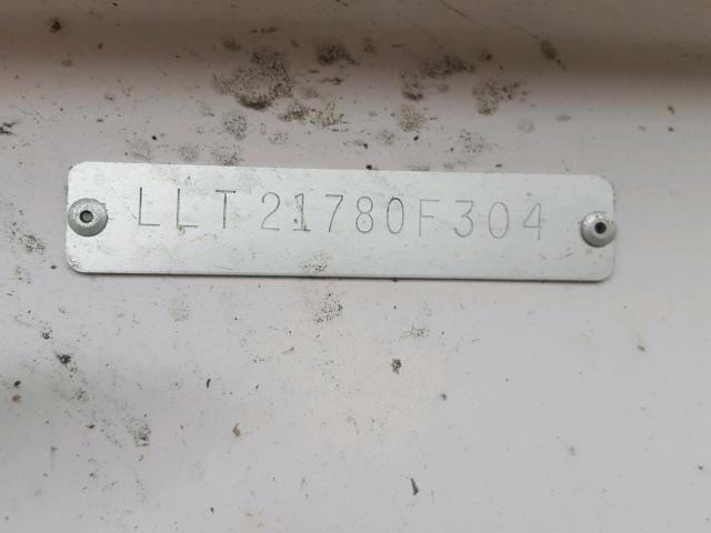 LLT21780F304 - 2003 LEAD BOAT WHITE photo 10