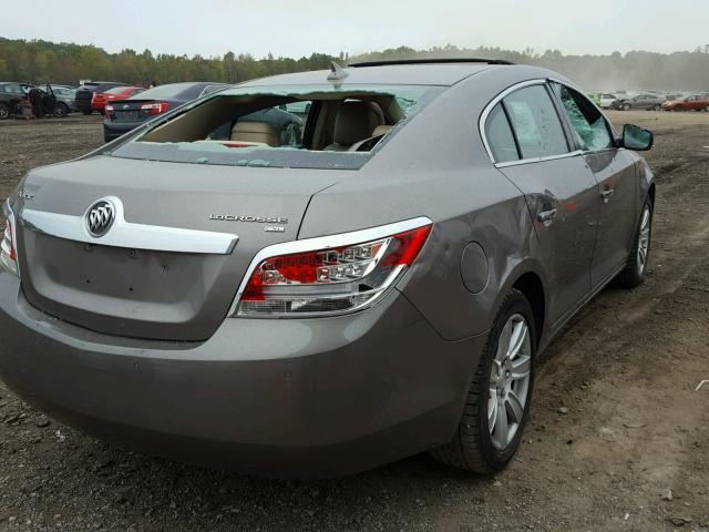 1G4GC5GG1AF252145 - 2010 BUICK LACROSSE C GRAY photo 4