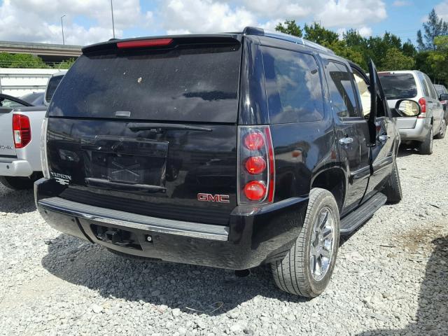 1GKFK638X7J400276 - 2007 GMC YUKON DENA BLACK photo 4