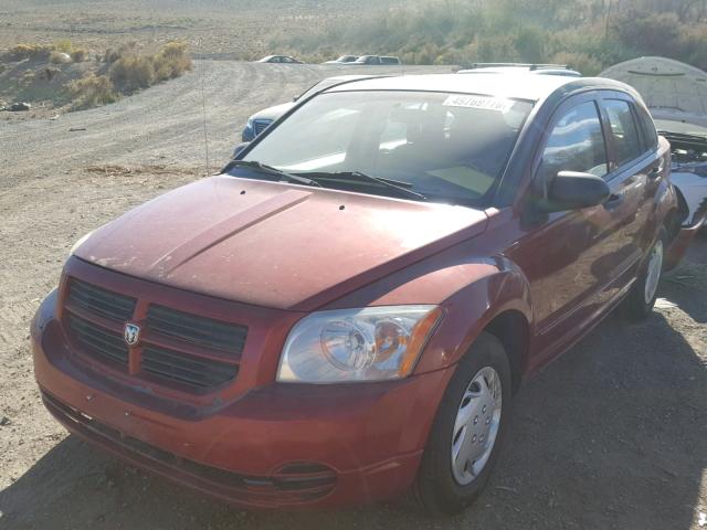 1B3HB28B27D270317 - 2007 DODGE CALIBER RED photo 2