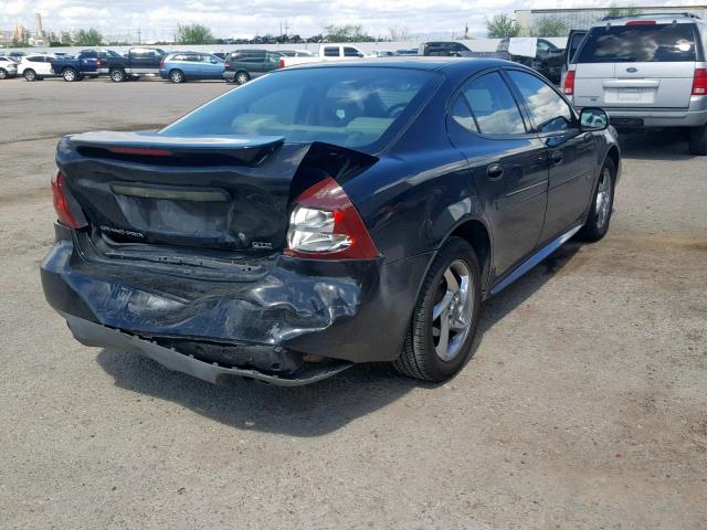 2G2WR544441372417 - 2004 PONTIAC GRAND PRIX BLACK photo 4