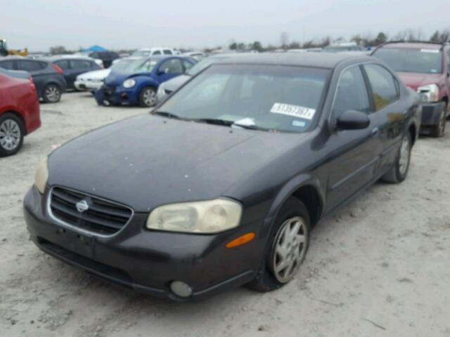 JN1CA31DX1T616658 - 2001 NISSAN MAXIMA GXE GRAY photo 2