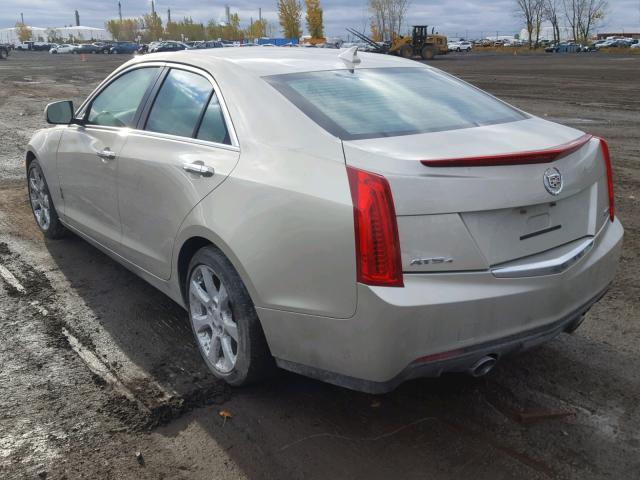 1G6AG5RXXE0156618 - 2014 CADILLAC ATS GRAY photo 3