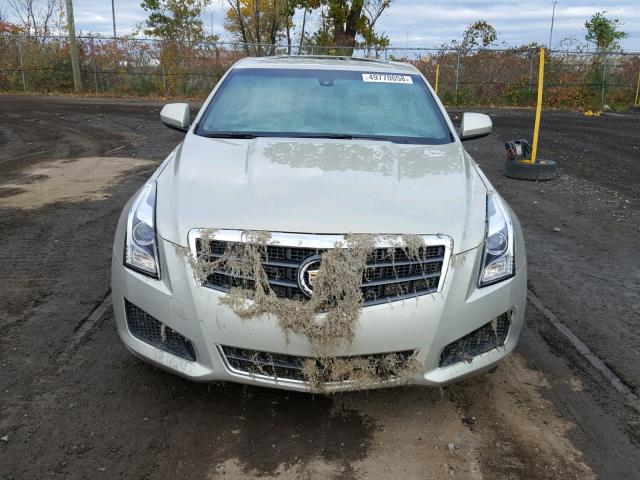 1G6AG5RXXE0156618 - 2014 CADILLAC ATS GRAY photo 9