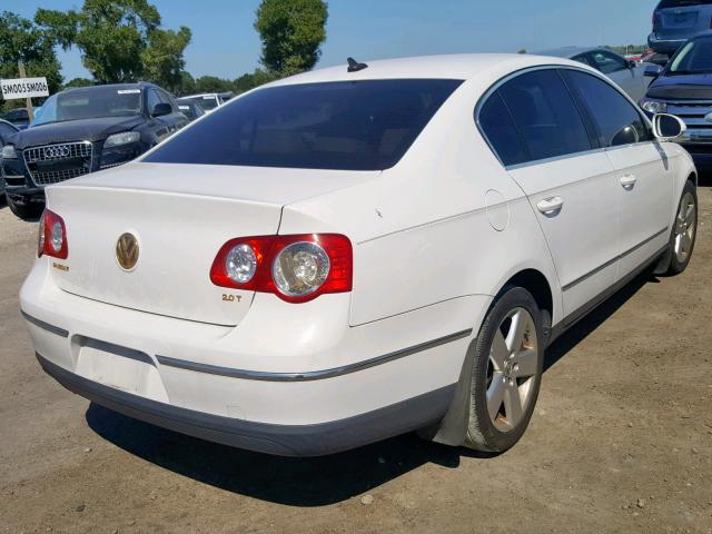 WVWAK93C78P046629 - 2008 VOLKSWAGEN PASSAT KOM WHITE photo 4