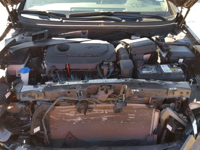 5NPE34AFXHH561991 - 2017 HYUNDAI SONATA SPO BROWN photo 7