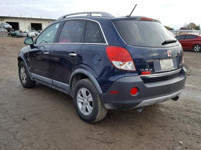 3GSDL43N58S598747 - 2008 SATURN VUE XE BLUE photo 3