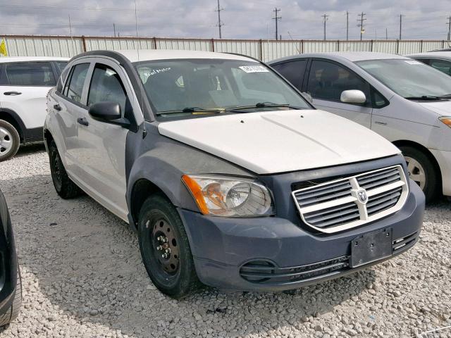 1B3CB2HA7AD550517 - 2010 DODGE CALIBER SE WHITE photo 1