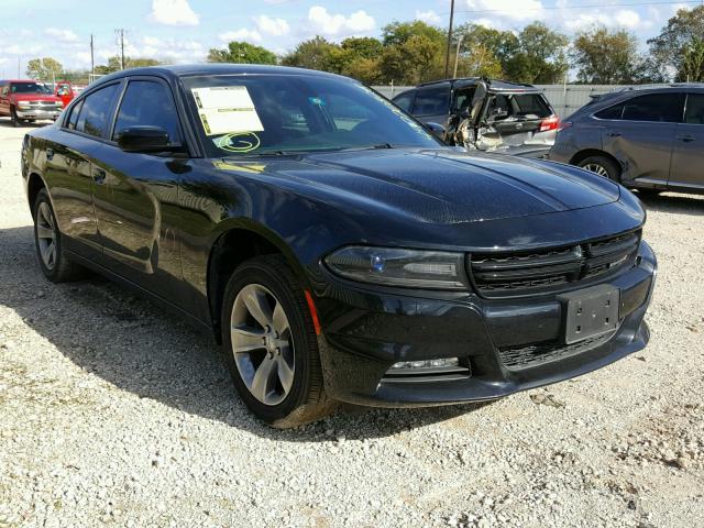 2C3CDXHG3GH355315 - 2016 DODGE CHARGER SX BLACK photo 1