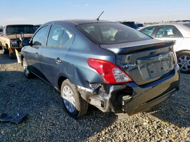 3N1CN7AP9FL835306 - 2015 NISSAN VERSA S BROWN photo 3