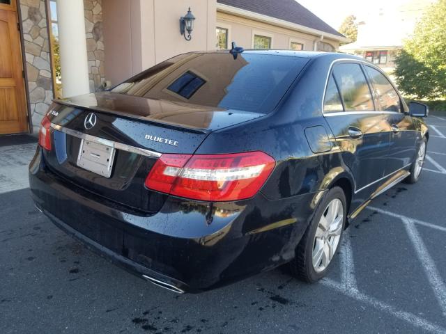 WDDHF2EB9CA608501 - 2012 MERCEDES-BENZ E 350 BLUE BLACK photo 4